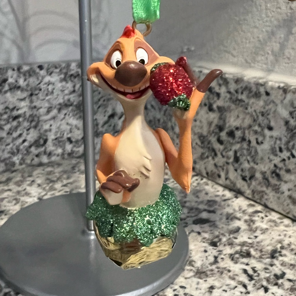 Disney parks Authentic lion king Timon Holiday bell Ornament